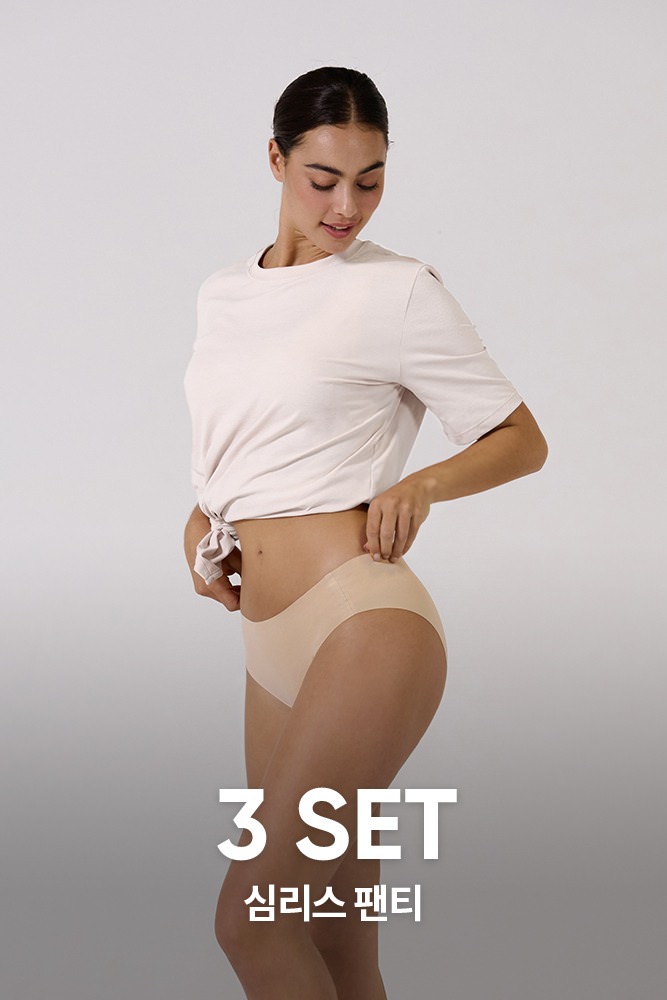 3SET 숏 롱슬리브